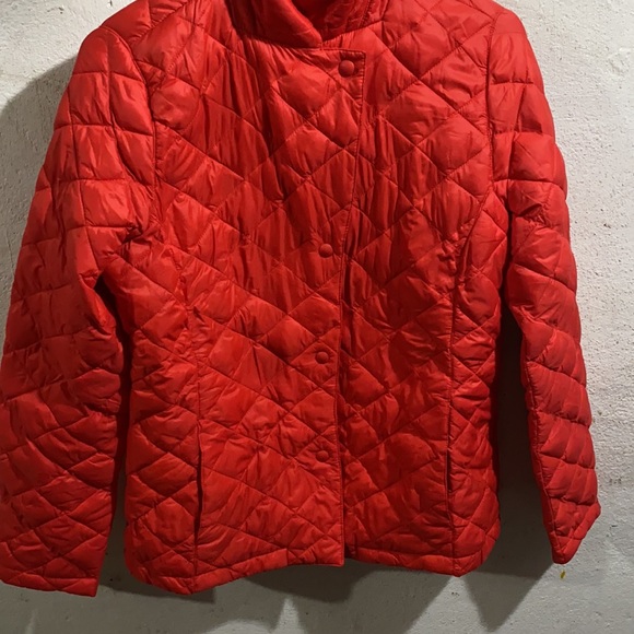 COPY - COPY - COPY - COPY - LL Bean packable quilted orange jacket size XS - Picture 9 of 12